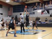 Clark and Tacoma tipoff their NWAC playoff game at the O'Connell Center in Vancouver on Saturday, March 5, 2016.