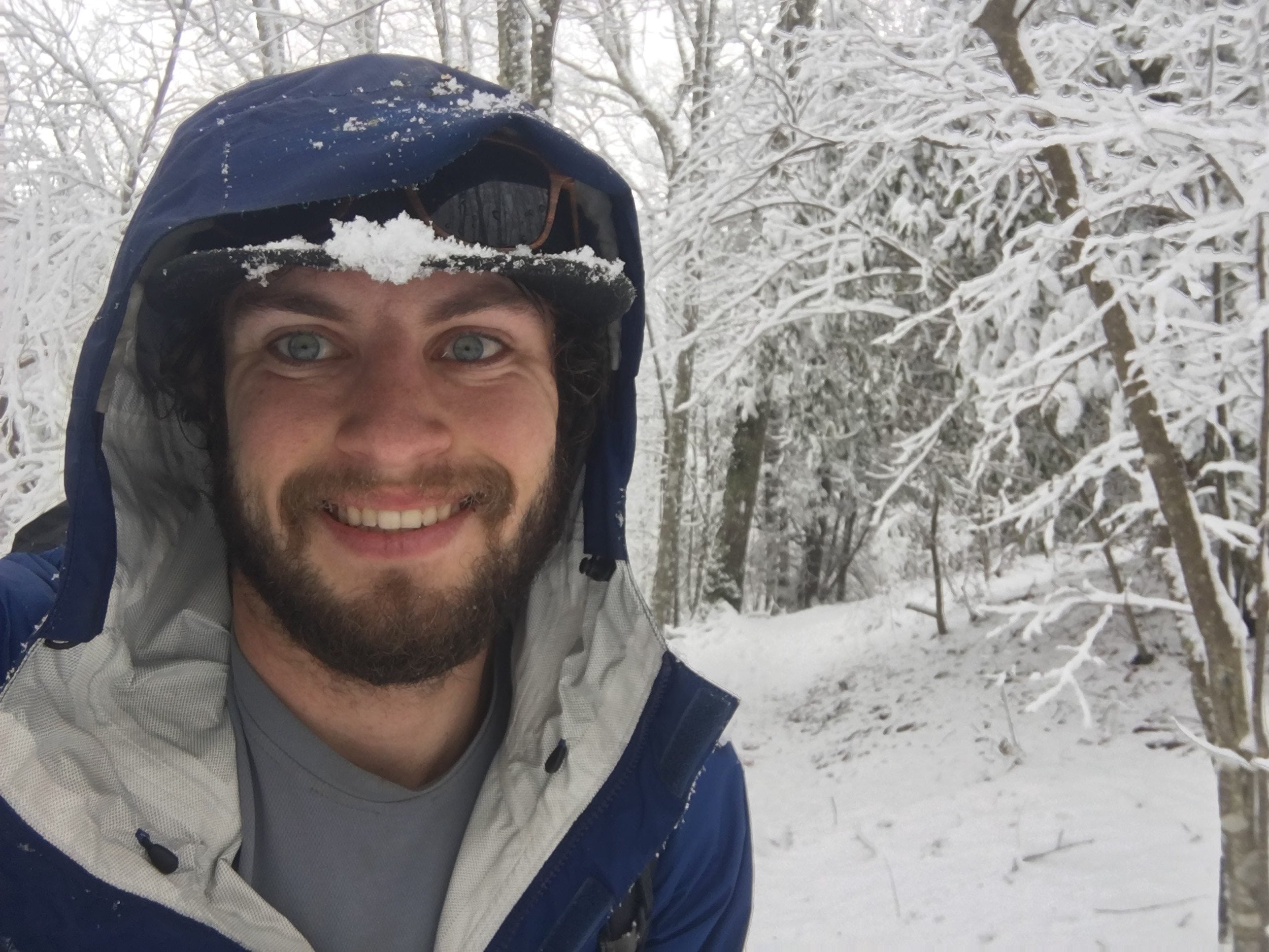 Jeff Garmire's coldest night, so far, on the Appalachian Trail was minus 15 degrees.