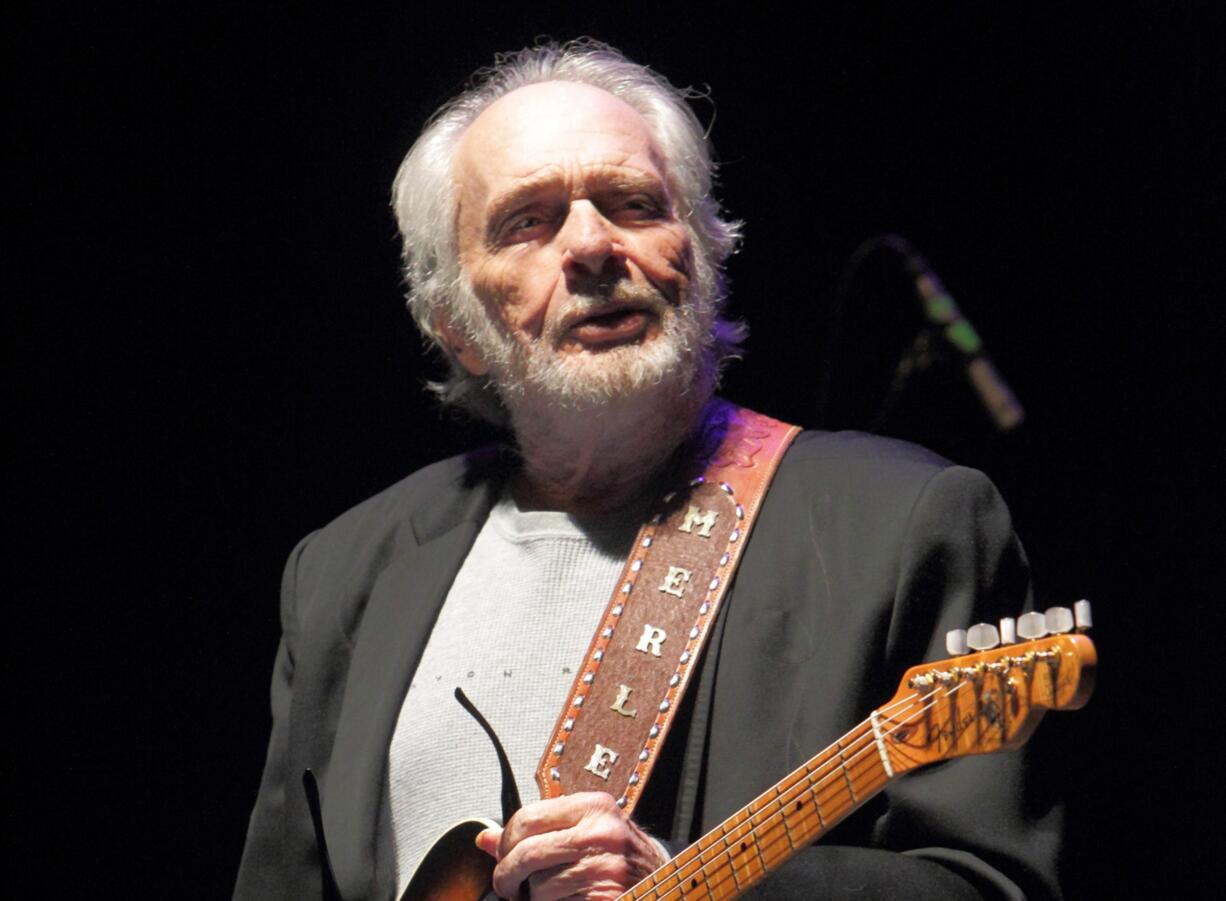 Merle Haggard performs May 3, 2014 in concert at Harrah's Resort in Atlantic City, N.J. Haggard is in a California hospital for treatment of reoccurring bout of double pneumonia. A statement from his publicist on Tuesday said he has had to postpone his concert dates in March. The 78-year-old singer had also canceled some dates in February because he was still feeling weak from a previous case of pneumonia in both lungs, but then returned to the stage last month.