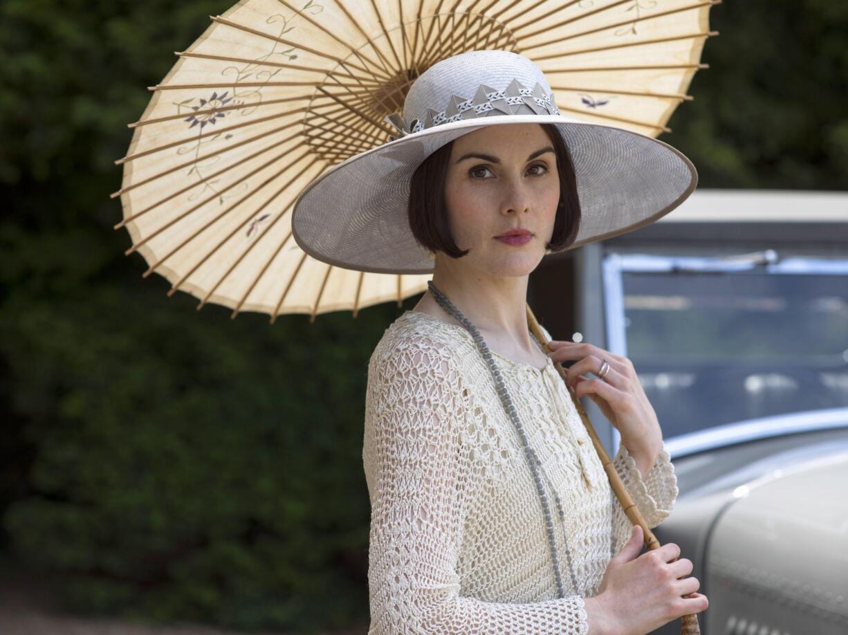 Michelle Dockery stars as Lady Mary in a scene from the final season of &quot;Downton Abbey.&quot; The series finale was Sunday.