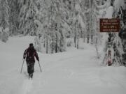 Most backcountry areas in the southern Gifford Pinchot National Forest got 18 to 24 inches of new snow in the past week.