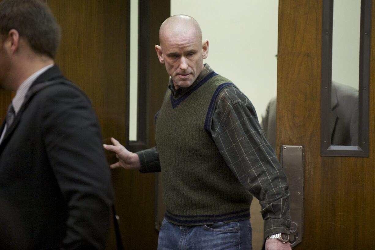 Scotty R. Rowles appears in Clark County Superior Court on Jan. 7, 2014. Rowles was sentenced Friday to 44 months in prison for second-degree burglary with sexual motivation, voyeurism and two counts of second-degree criminal trespass.