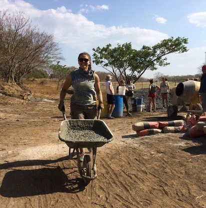 Union High senior Mo Spieth at work in Costa Rica.