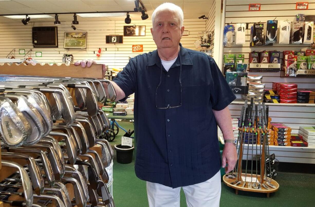 Jeff Iverson of Vanco Golf Range has been manager in the shop since 2013.