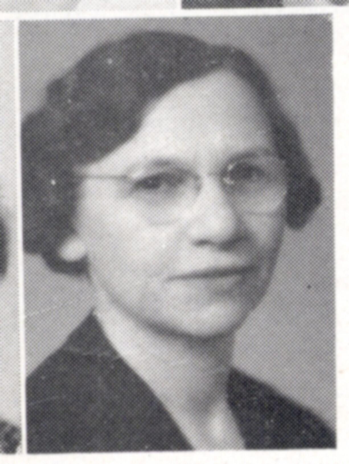 Ella Wintler, in Vancouver High&#039;s 1944 Alki yearbook.