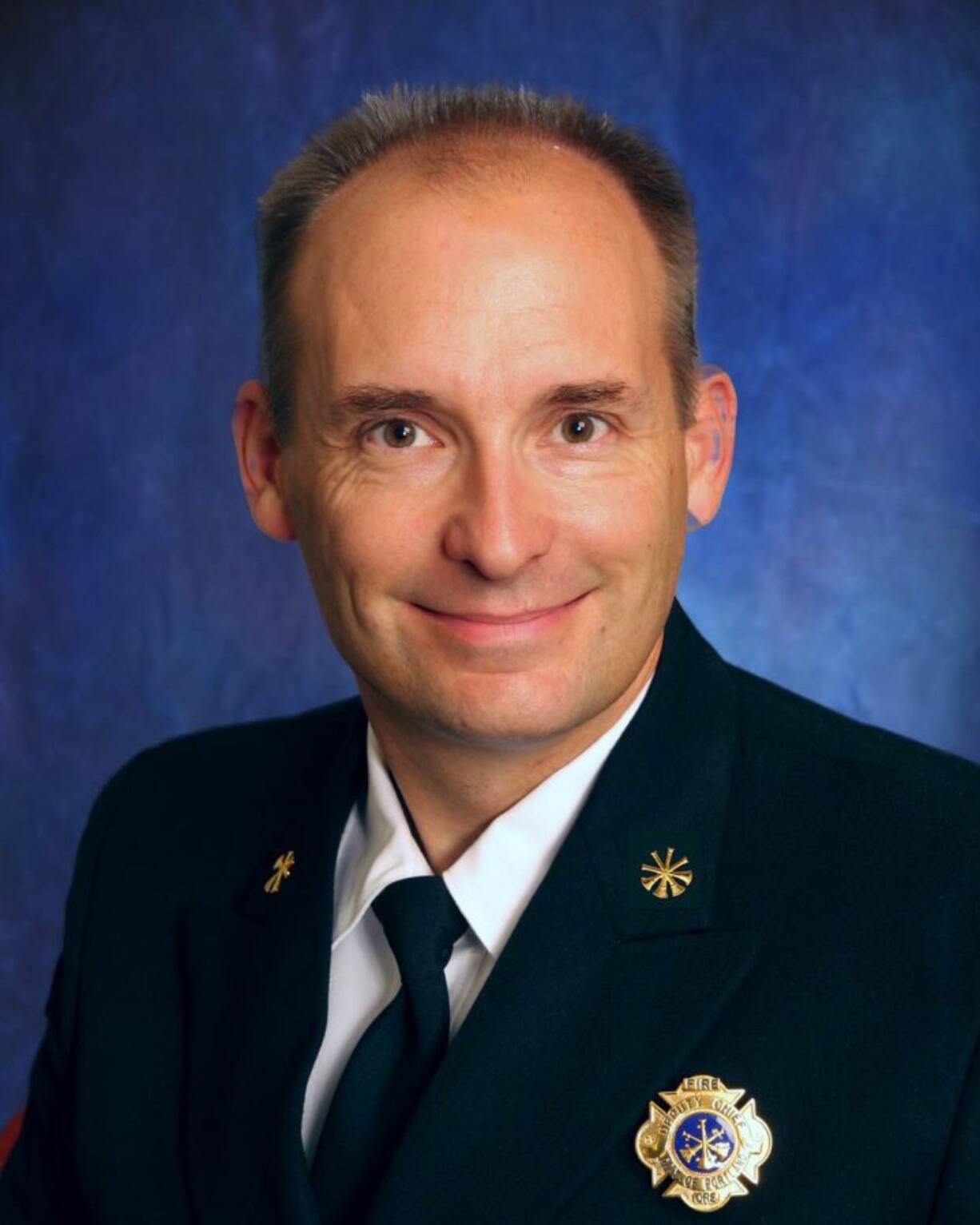 John Nohr, incoming chief at Clark County Fire &amp; Rescue, is seen in this photo provided by his former employer, Portland Fire and Rescue.