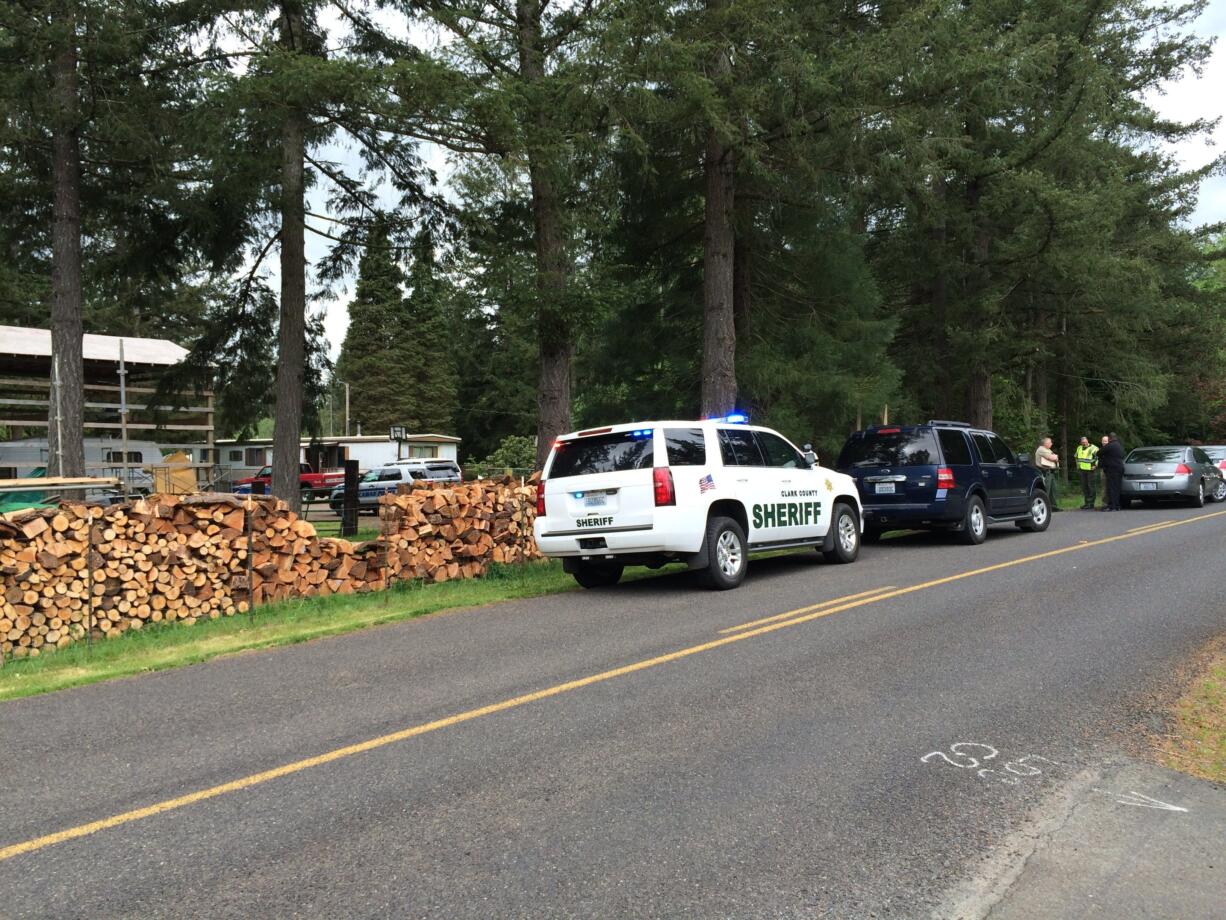 A sheriff's deputy is on paid leave after firing a round from his service weapon during a disturbance call April 27  in Camas.