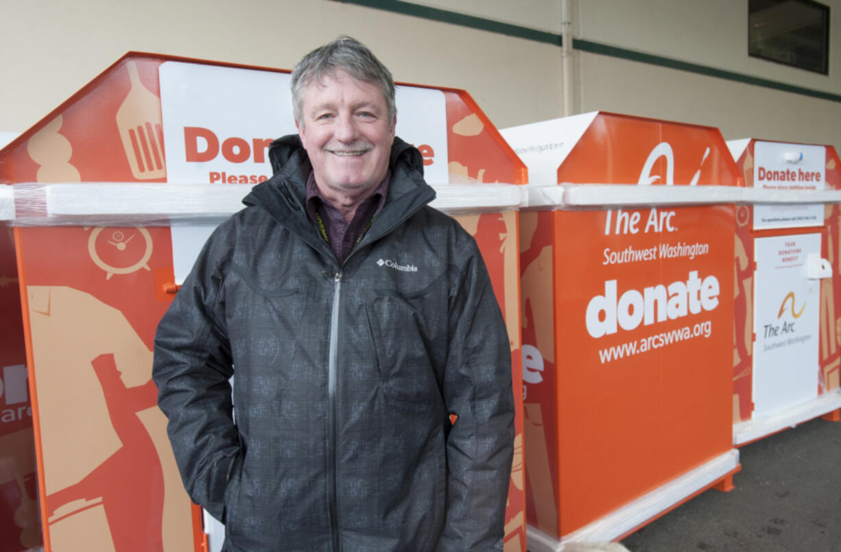 New donation bins are one way The Arc of Southwest Washington collects donations while driving fewer miles, according to Executive Director Michael Piper.