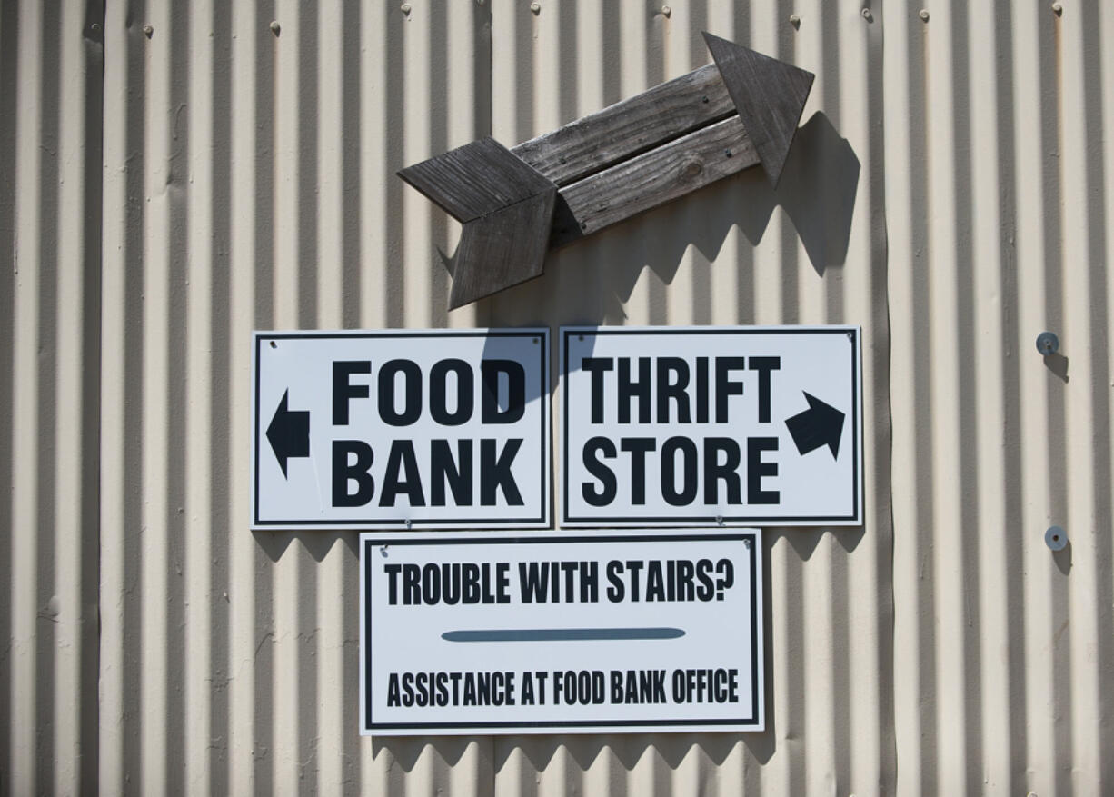 Woodland Action is part food bank, part thrift store, and the nonprofit is struggling to find volunteers for both.