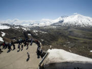 Hundreds of visitors made the trip to Johnston Ridge Observatory on May 18, 2011, 31 years after the 1980 eruption of Mount St. Helens.