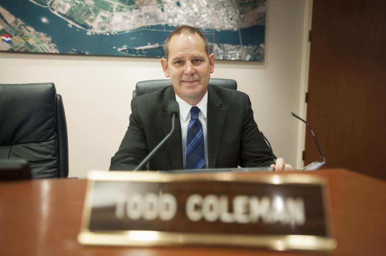 Port of Vancouver CEO Todd Coleman said Tuesday he's stepping down from his position.