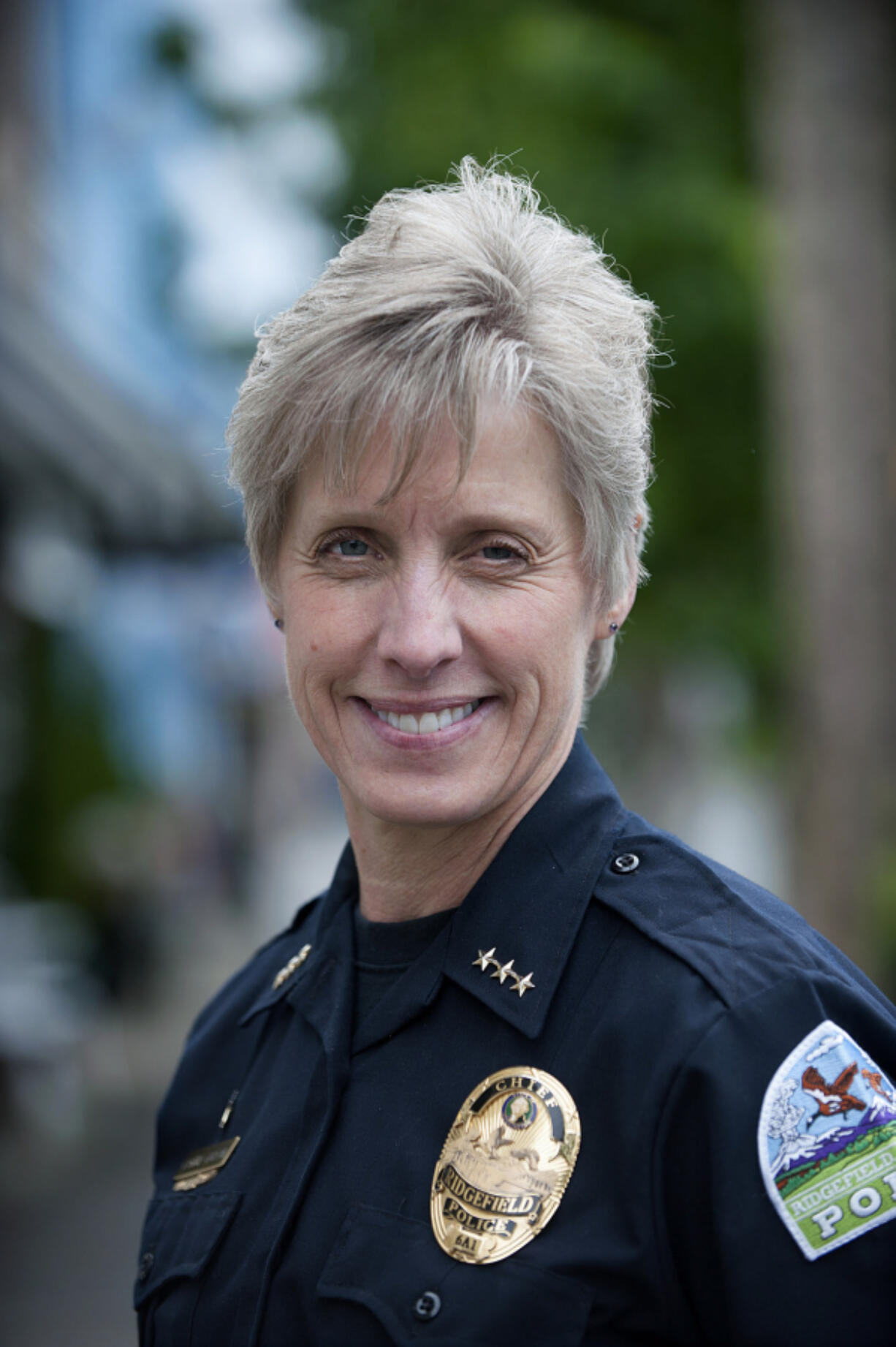 Ridgefield Police Chief Carrie Greene retired Friday after nine years leading the department.