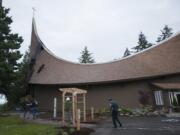 Fire damaged the First Congregational United Church of Christ on Wednesday morning n Hazel Dell.