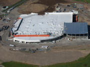 Construction on the new Cowlitz Casino is continuing, as seen Friday morning, May 13, 2016.