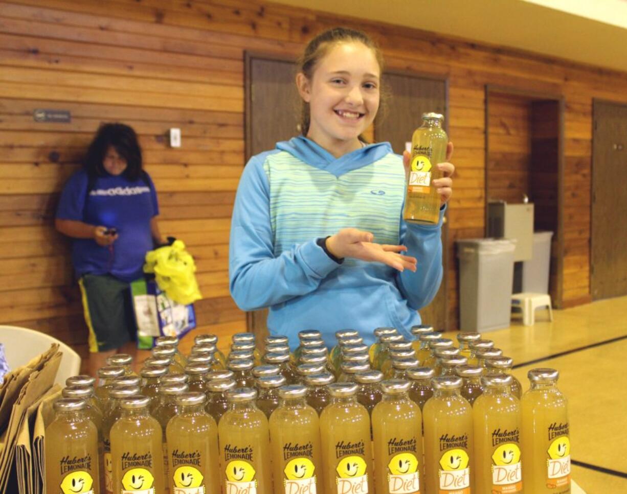 Hazel Dell: Eliana Larson attends the Food Bank Fresh event at St.