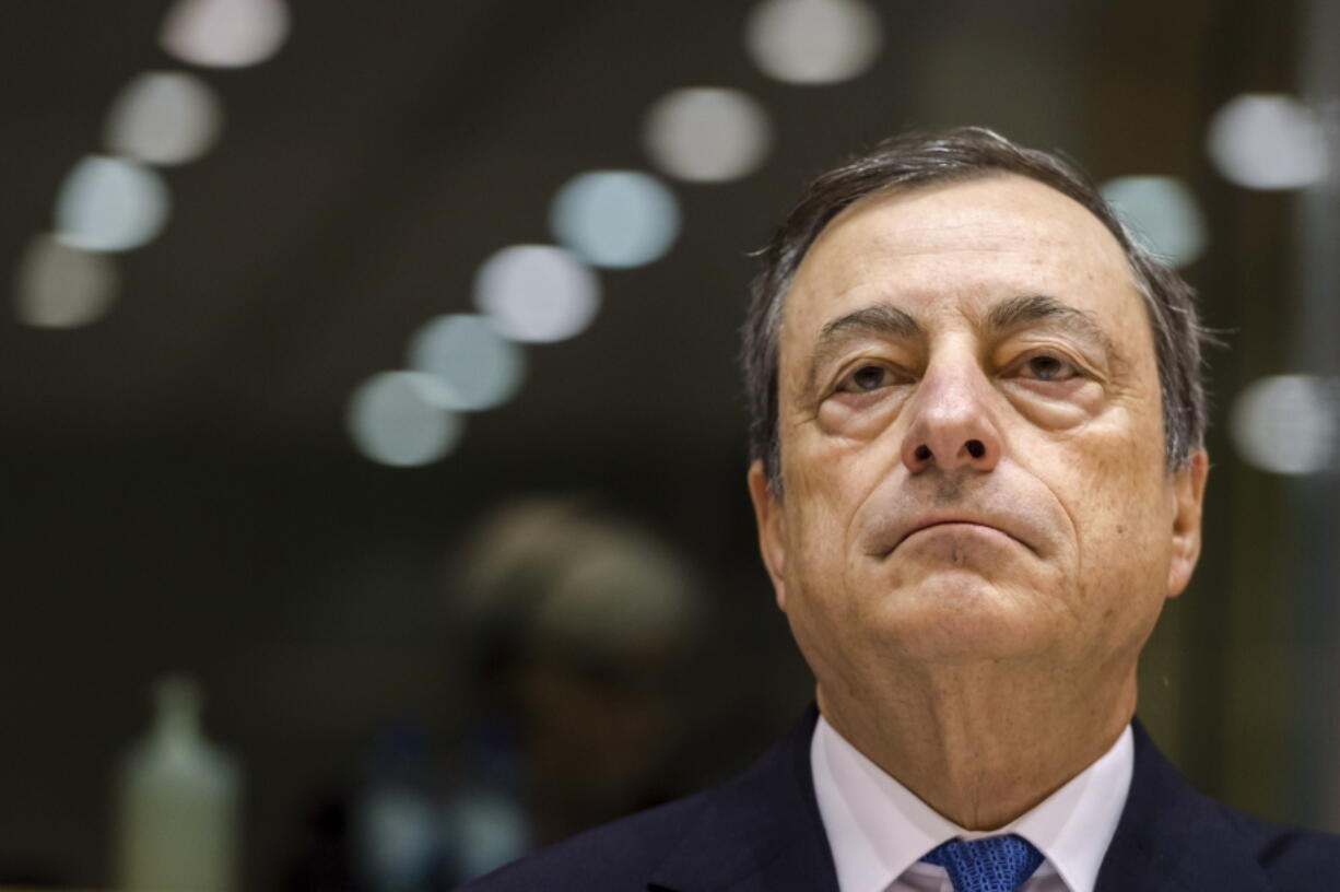 President of the European Central Bank Mario Draghi (AP Photo/Geert Vanden Wijngaert, File)