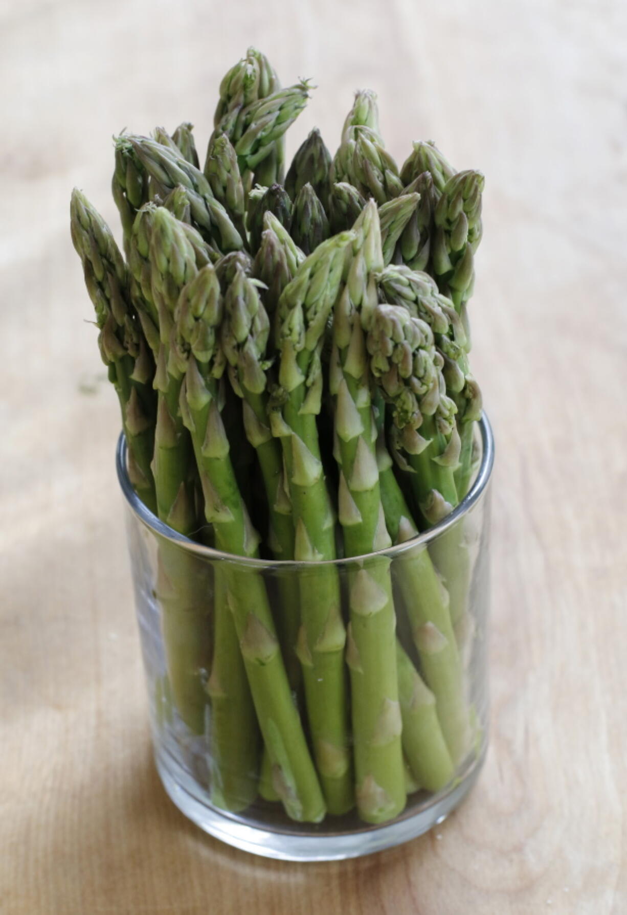 Though asparagus is available nearly all year, most people consider it a spring vegetable. (J.M.