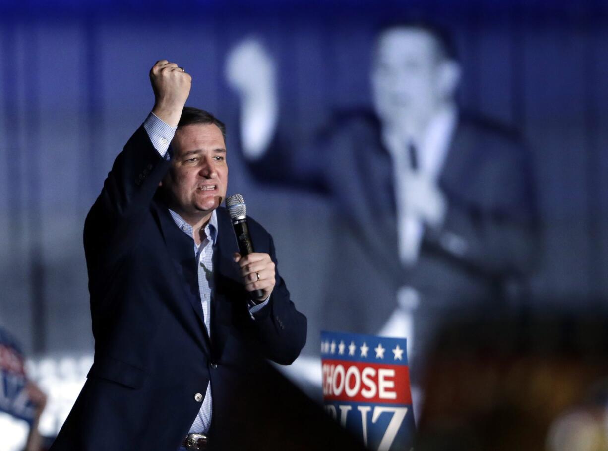 Republican presidential candidate Sen. Ted Cruz, R-Texas, will speak at a rally in  Vancouver on Thursday.