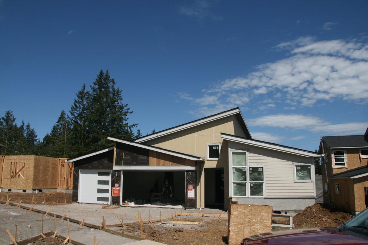 A fire started in a Camas house under construction sometime last weekend, and was put out by fire sprinklers in the home before the property owner discovered what happened on Monday morning.