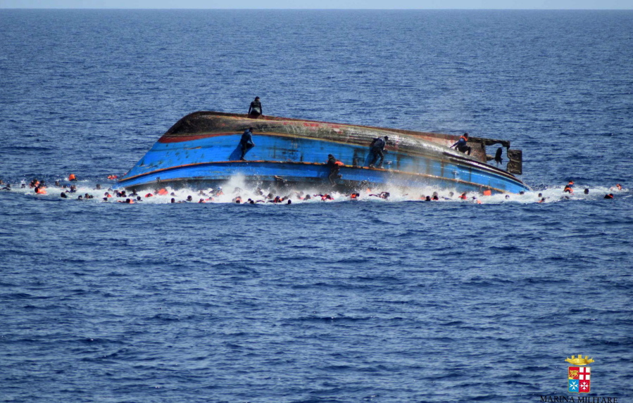 EU Some 20 bodies spotted as migrant boat sinks off Libya The