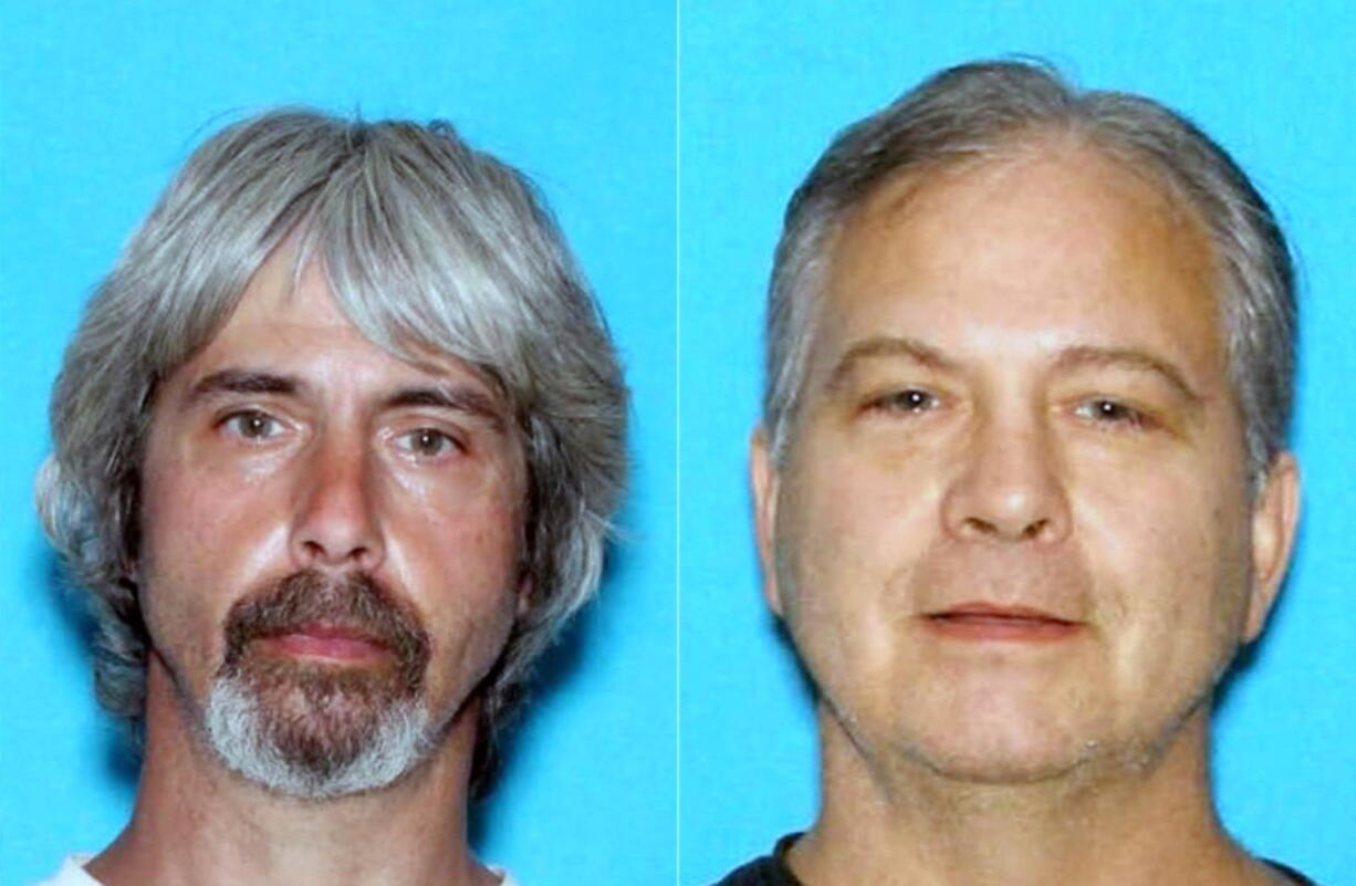 Tony Reed, left, and John Reed  (Snohomish County Sheriff Office via AP, File )