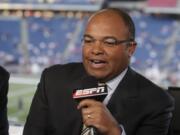 Broadcaster Mike Tirico pictured here in 2009.