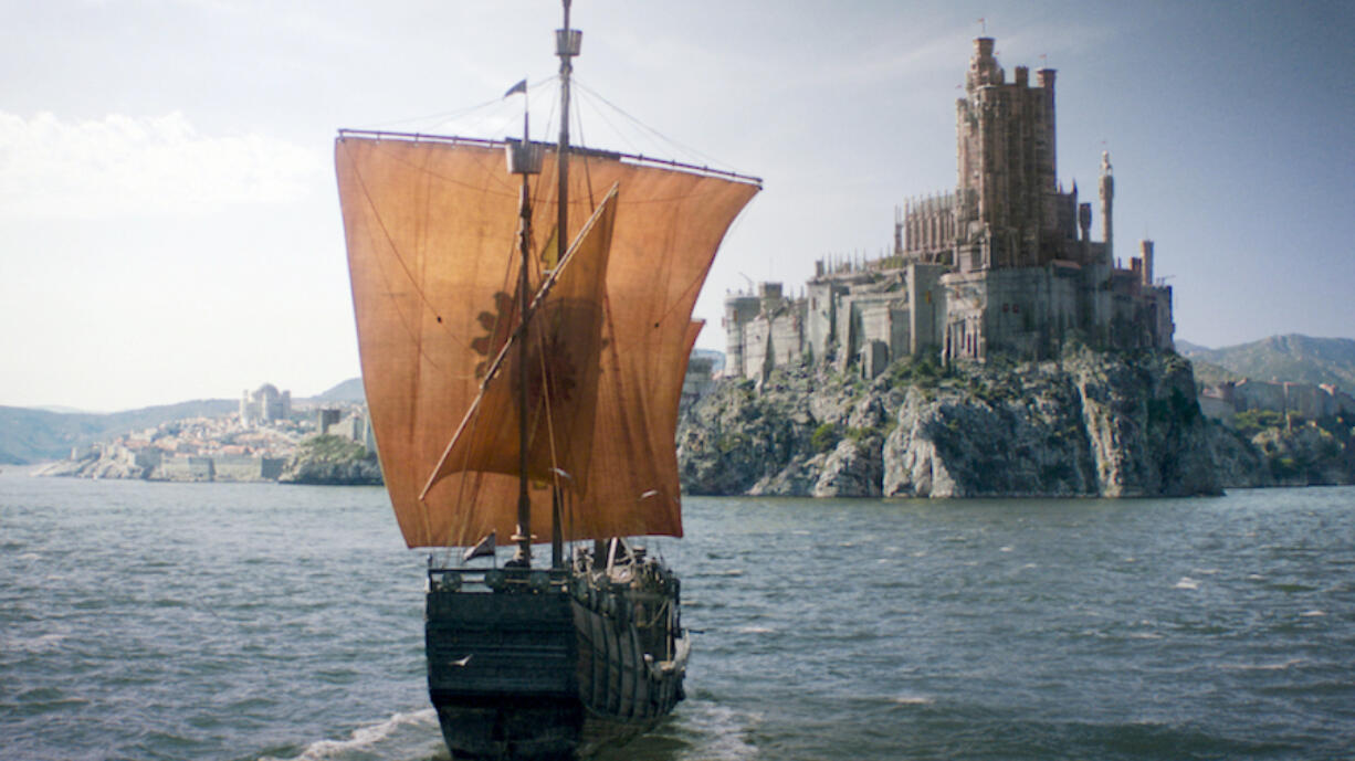 A boat takes to the seas in &quot;The Red Woman,&quot; the first episode of the sixth season of &quot;Game of Thrones.&quot; (HBO)