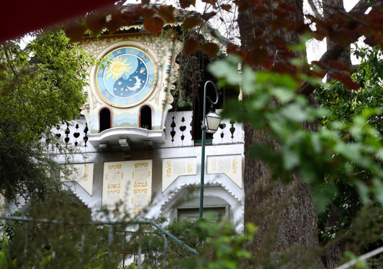 The Fantasyland terminus off the former Skyway ride stands in May at Disneyland near Anaheim, Calif. It is being demolished to make room for &quot;Star Wars&quot; land.