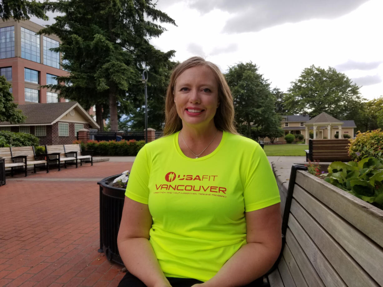 Rachel Brusseau will run the Vancouver USA Half Marathon Sunday despite a having a form of muscular dystrophy.