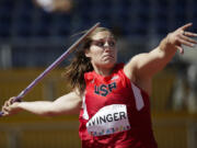 Shoulder surgery in the fall kept Skyview High grad Kara Winger away from javelin competitions until recently.