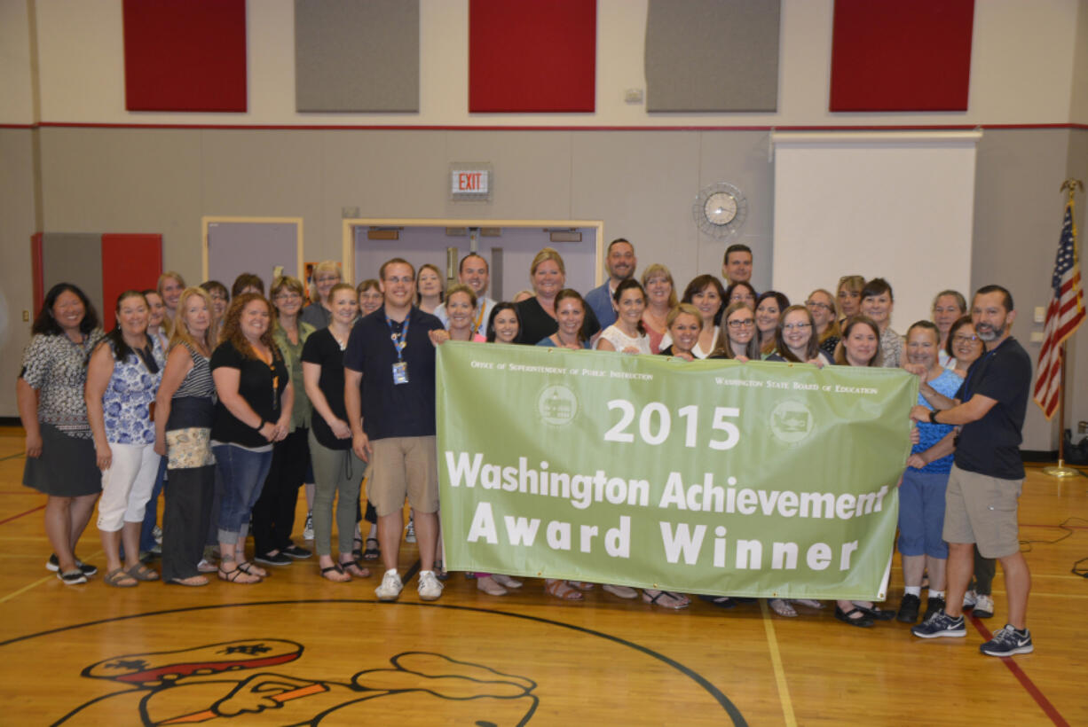 Washougal: Hathaway Elementary School earned a 2015 Washington Achievement Award in the category of high progress.