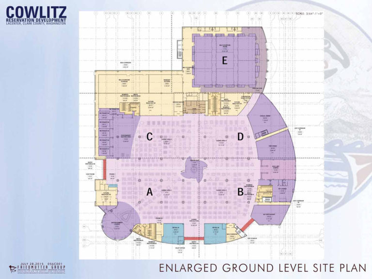 The project managers of a casino under construction on Cowlitz land west of La Center released designs on Monday for the facility, named ilani.