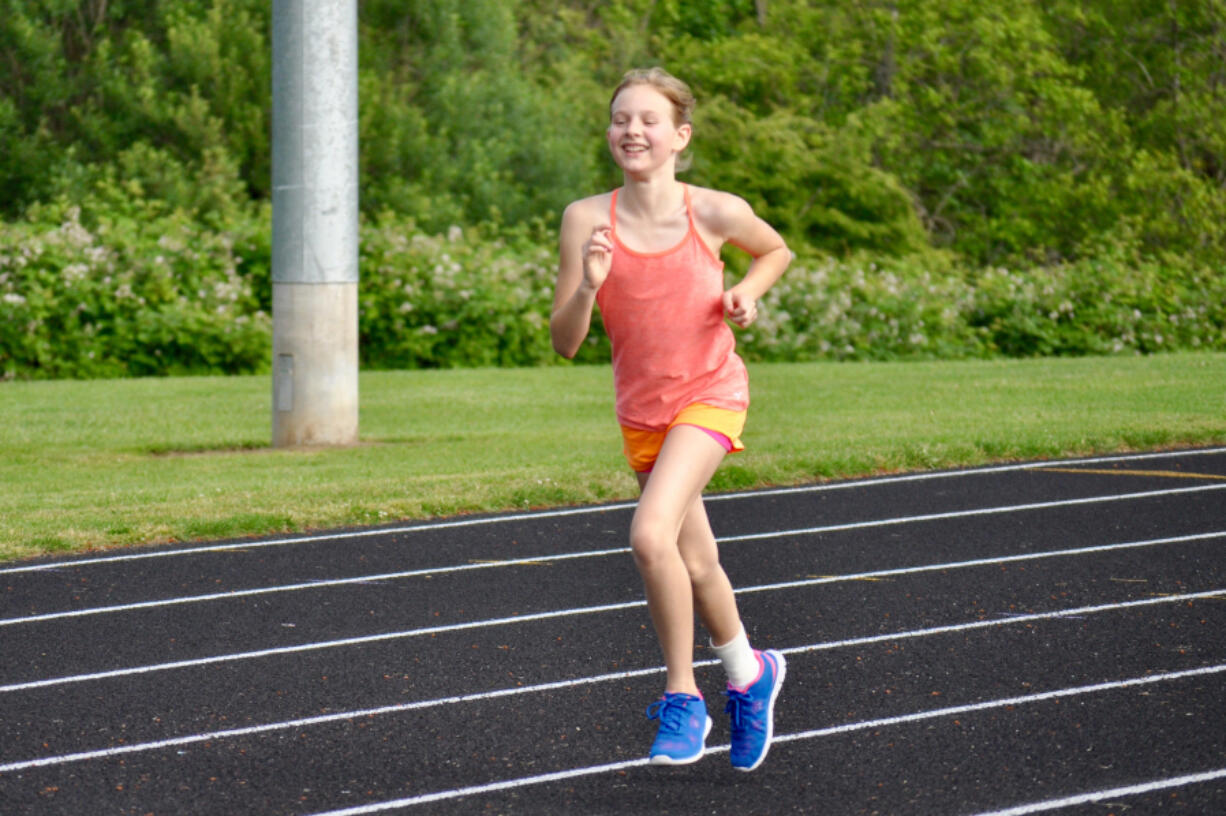 Sarah Payne collected $700 for the Foundation for Vancouver Public Schools during Sarah&#039;s Give Back Campaign, where she raised money while running, swimming and horseback riding.