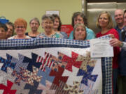 The Liberty Belles quilting group delivered 112 quilts to the Veterans Administration Hospital in May, bringing the group’s total up to 1,000 quilts delivered since they formed.