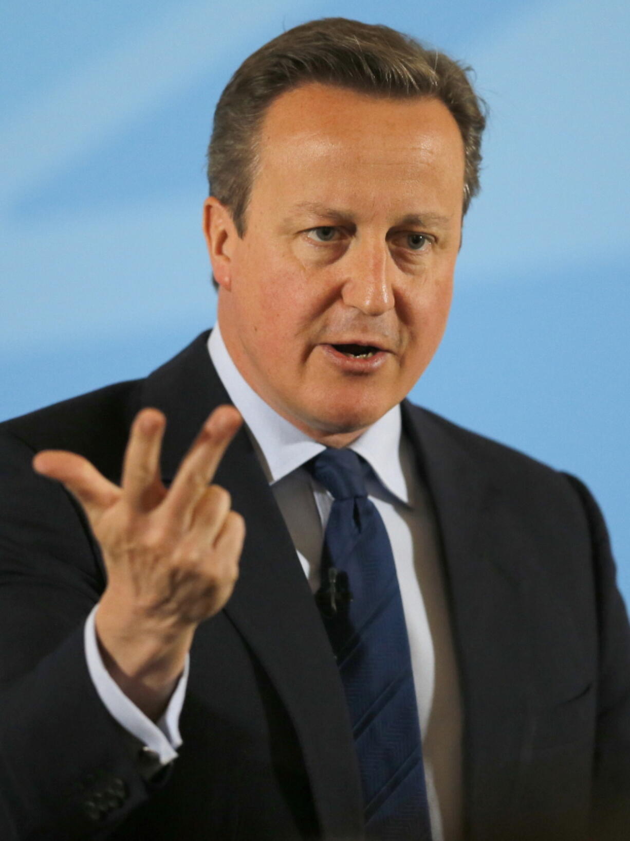 David Cameron, British prime minister