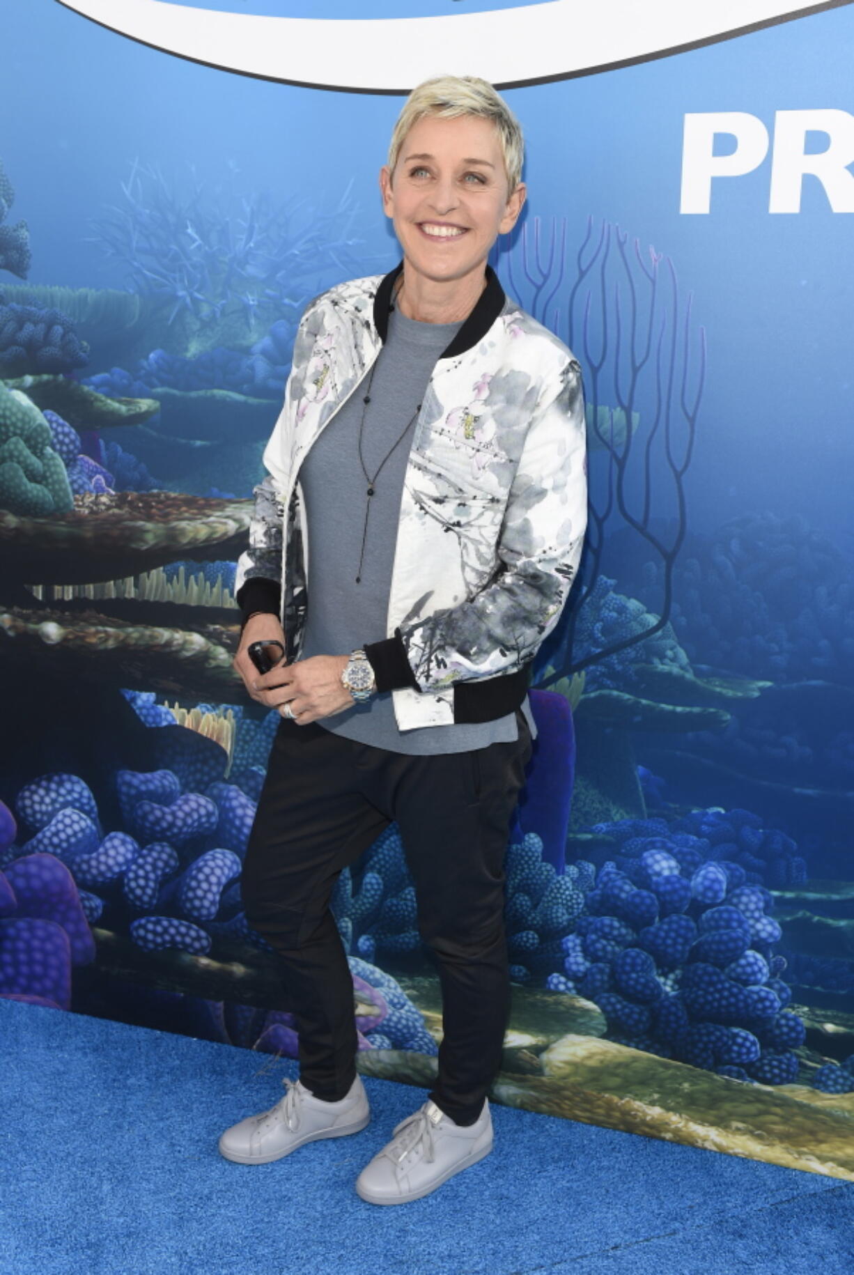 Ellen DeGeneres arrives at the premiere of "Finding Dory" in Los Angeles. DeGeneres voices the lead character, Dory.