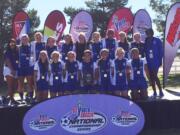 FC Salmon Creek Nemesis U15 squad after winning the U.S. Soccer Far West Regional in Boise, Idaho, on Sunday, June 26, 2016.