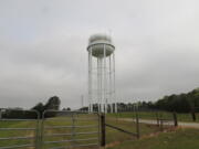 The Beautiful Butts water tower stands in Butts County, Ga. The area was named for Capt. Samuel Butts, who died in 1814 during the Creek War.