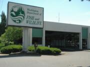 The Washington Department of Fish and Wildlife will leave its office at 2108 Grand Blvd. in Vancouver in June 2017.