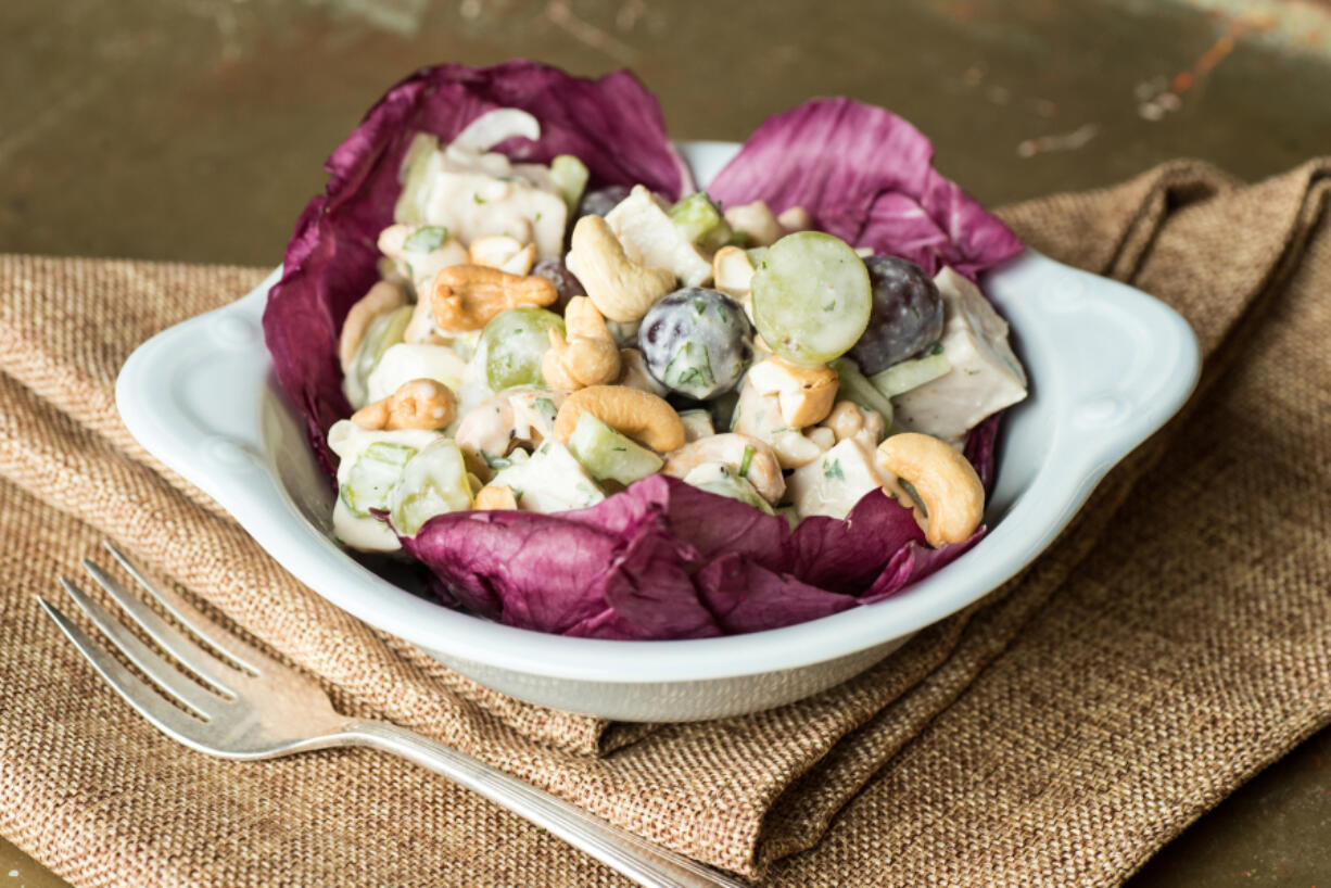 Smoked Turkey Salad With Cashews and Sherry Dressing. (Dixie D.