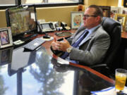 Brandon Dawson, founder and CEO of Audigy Group, speaks about his nomination as Entrepreneur of the Year for the Pacific Northwest in 2013 from his Vancouver office. Audigy, which provides business support for audiology practices, has been purchased for up to $151 million by Danish hearing aid company GN ReSound.