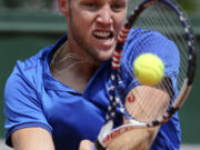 American Jack Sock came back from two sets down to beat Marin Cilic of Croatia in Davis Cup play at Beaverton, Ore., on Friday, July 15, 2016.