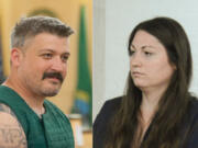 Woodland triple-homicide suspect Brent Ward Luyster and his girlfriend Andrea Sibley (The Columbian).