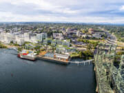 An artist’s concept of the Port of Vancouver’s proposed Terminal 1 development.