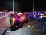 This car was traveling at more than 90 mph when it crashed on Northeast 99th Street.