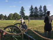 Hudson&#039;s Bay: Fort Vancouver National Historic Site staffers and volunteers teamed to replay an 1867 baseball game between the Sherman Base Ball Club of Vancouver Barracks and Occidental Base Ball Club.