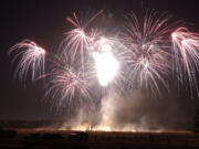 The Fort Vancouver fireworks show.