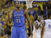 Kevin Durant (35) announced Monday, July 4, 2016, that he is joining the Golden State Warriors.  Durant made the decision public on The Players’ Tribune Monday morning. He can’t officially sign until July 7.