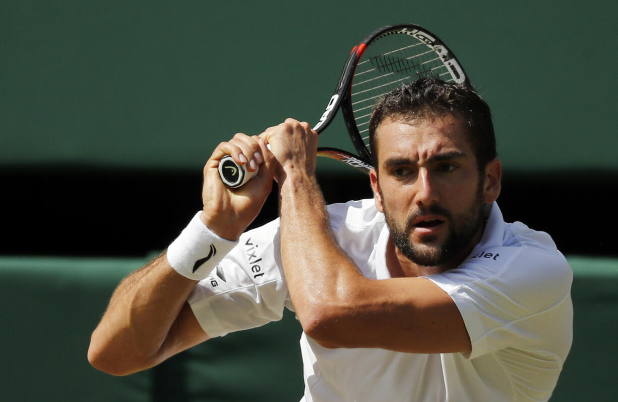 Marin Cilic of Croatia.