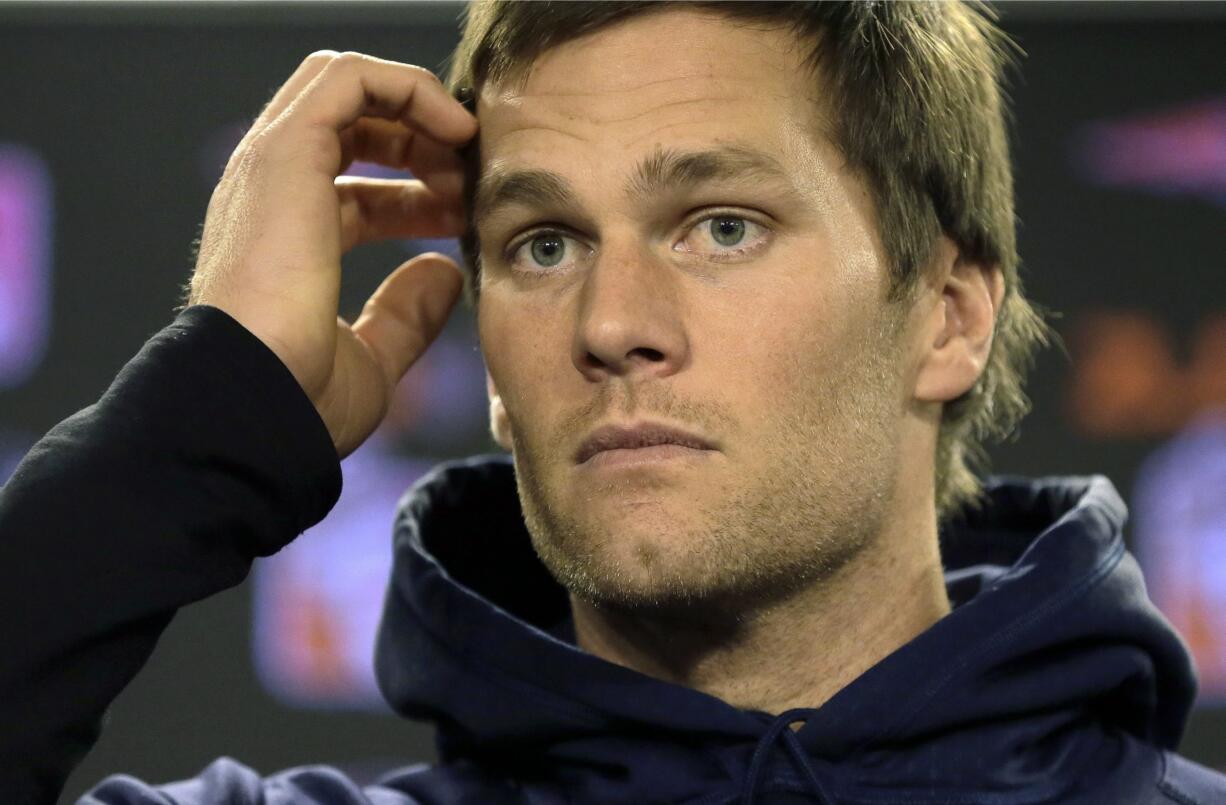 New England Patriots quarterback Tom Brady.